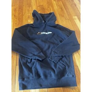 Meta Boom Men's Black Hoodie Gaming‎ Platform Size S Pullover Kangaroo Pocket